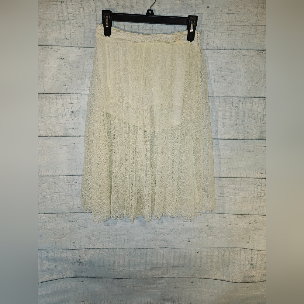Free People Cream Lace Culottes Size 2